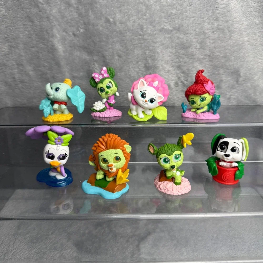 Disney Doorables In Full Bloom 8 Piece Lot - Simba Dumbo Minnie Marie Ariel